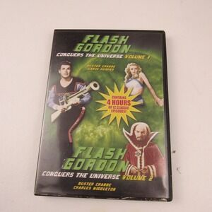 Flash Gordon Conquers The Universe Volume 1 &‎ 2 Buster Crabbe DVD